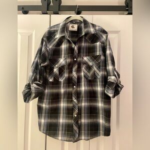 Coevals Club Plaid Button-Down Shirt